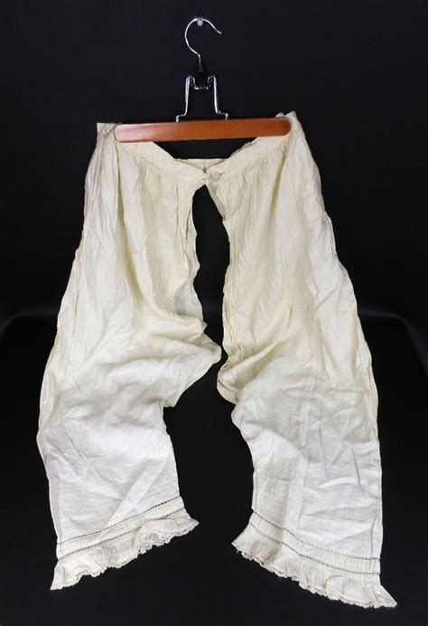 True Vintage Antique Victorian Edwardian Split Pantaloons Pantalettes