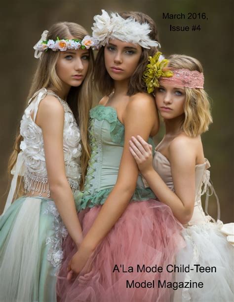 Ala Mode Child Teen Model Magazine By Tasha Walker Carroll Blurb