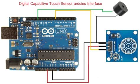 Touch Detector With Arduino Ttp223 Capacitive Touch Sensor