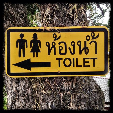 Thai Signs Toilet Richard Barrow In Thailand