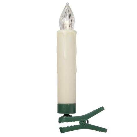 Flameless Clip On Christmas Tree Candles Dimmable Flickeringsteady