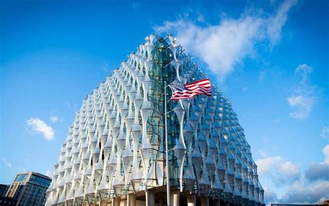 the new us embassy is a plastic wrapped fortress in a dead part of london no wonder trump