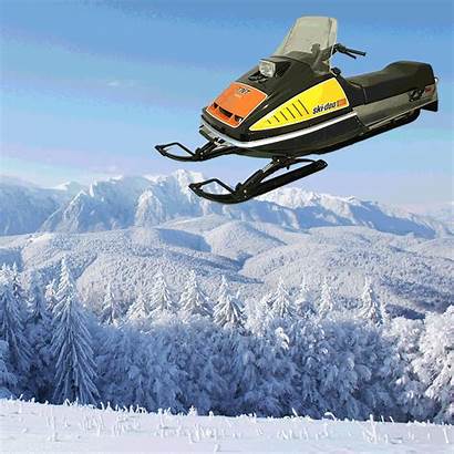 Ski Canada Doo Snowmobile Bombardier Seater Winter