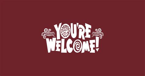 You're Welcome - Moana - Sticker | TeePublic