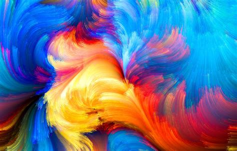 Wallpaper Colors Colorful Abstract Rainbow Splash Painting Images