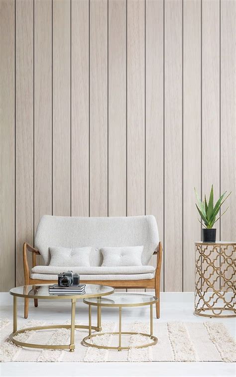 Contemporary Wooden Cladding Wallpaper Mural Hovia Uk Feature Wall