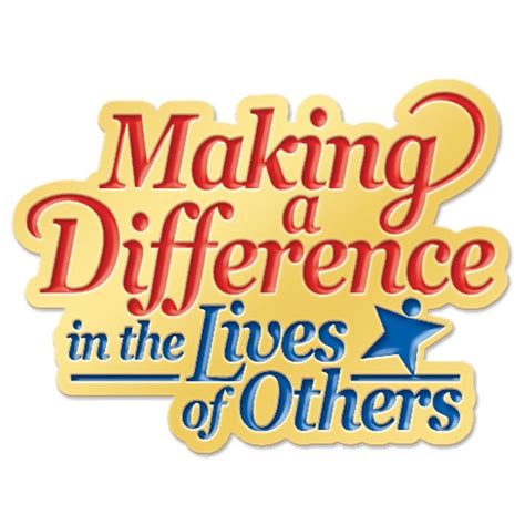 Making A Difference In The Lives Of Others Lapel Pin With Appreciation Card