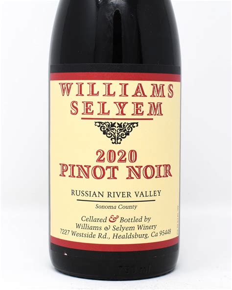 Williams Selyem Pinot Noir Russian River Valley 2020 Princeville