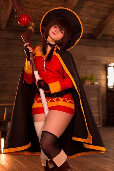 megumin cosplay by neyrodesu me r konosuba