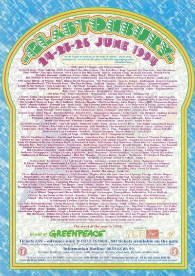 every glastonbury line up poster since 1970