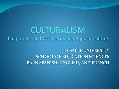 Ppt Culturalism Chapter 3 Cultural Theory And Popular Culture