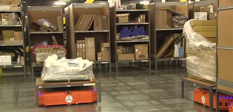 Inside The Amazon Warehouse The Robots Are Happy Video The Digital