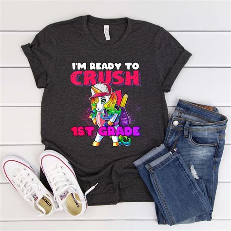Im Ready To Crush 1st Grade Shirt 1st Grade Shirt Etsy