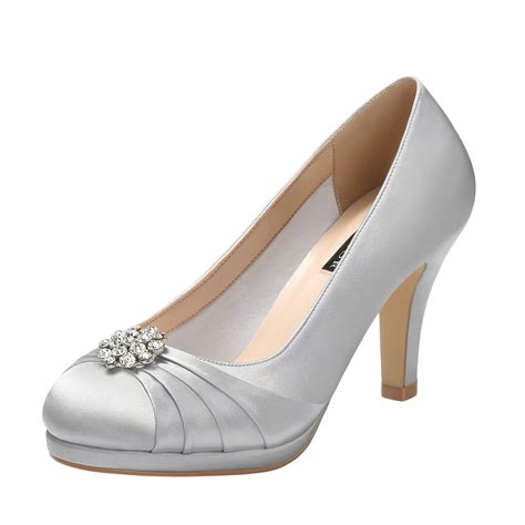 Satin Wedding Shoes Photos Cantik