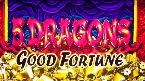 New 5 Dragons Good Fortune Slot Machine Live Play And Bonus Youtube