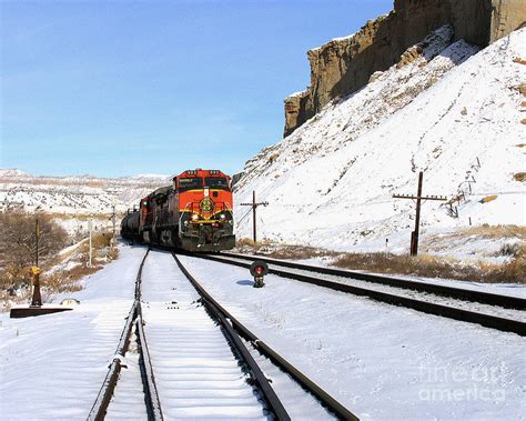 Bnsf Freight Eastbound At Carbonville Utah Photograph By Malcolm Howard