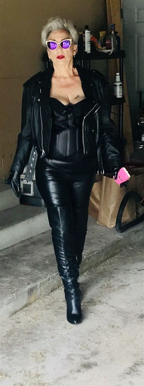 Classy Leather Pants Leather Dress Women Leather Fashion Black