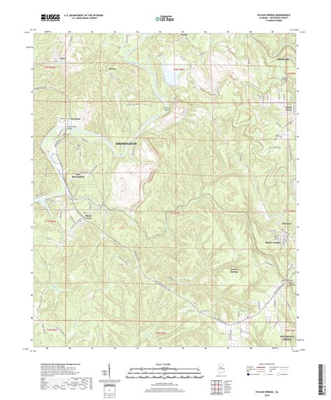 Mytopo Sylvan Springs Alabama Usgs Quad Topo Map