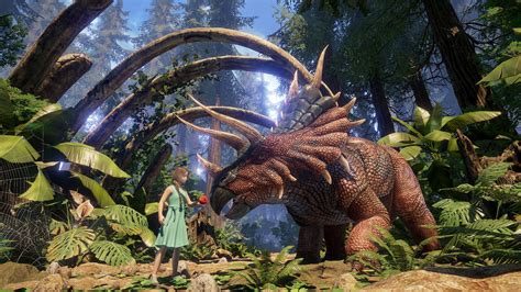 Breed And Ride Dinos In Ark Survival Evolved Ps Vr Tie In Ark Park