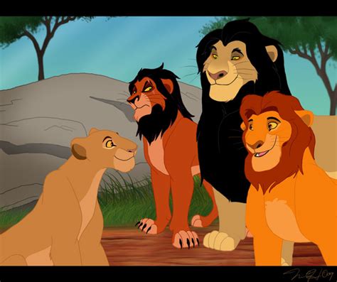 Cartoons Lion King Priderock