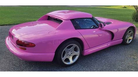 Buy This Pink 2002 Dodge Viper Rt10 Be Ready For The Barbie Sequel