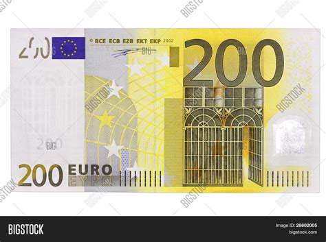 200 Euro Bank Note Image And Photo Free Trial Bigstock
