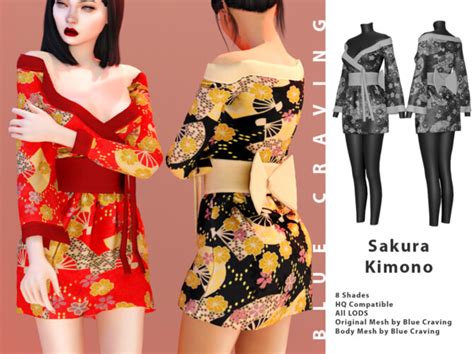 Sakura Kimono The Sims 4 Catalog