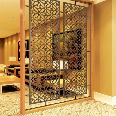 New Design Chinese Laser Cut Stainless Steel Metal Decorative Room