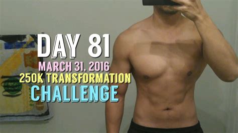 Body Transformation Day 81 250k Transformation Challenge Kinobody