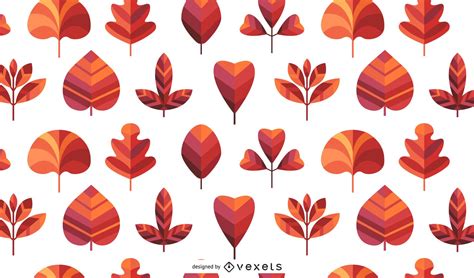 Seamless Autumn Leaves Pattern Vector Download