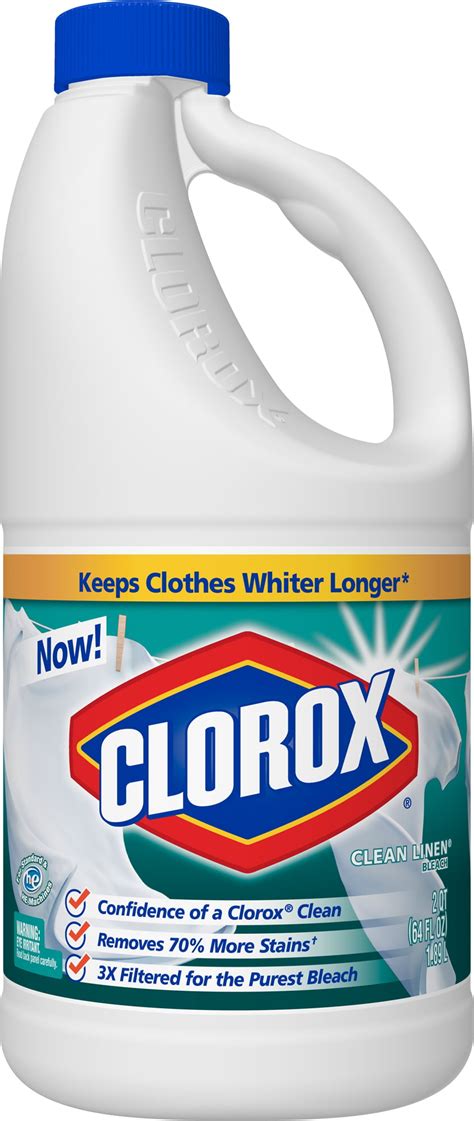 Clorox Concentrated Scented Bleach Clean Linen 64oz Bottle