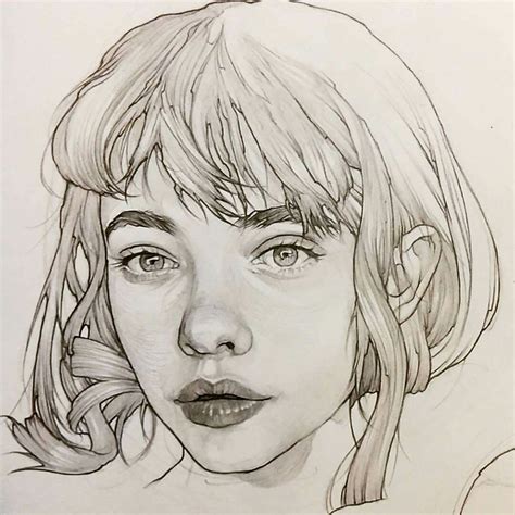 Awesome Sketches By Harin Kim Instagram Harinkim16 Drawing Heads