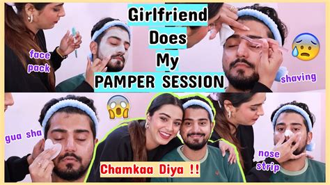 My Girlfriend Does My Pamper Session For 2023 🤩 Quick Glow Up By Shivanitaneja ️ Youtube