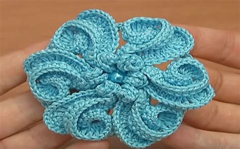 Crochet 3d Spiral Flower We Love Crochet