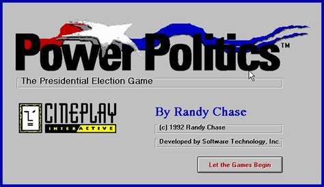 Power Politics Download 1992 Simulation Game