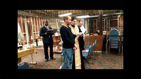 Orthodox Adult Baptism Pt Youtube