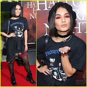Vanessa Hudgens Goes Goth Chic At Universal Studios Halloween Horror Nights Chosen Jacobs