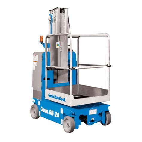 Genie Gr 20 Runabout Lift For Sale Or Rent Canlift Equipment