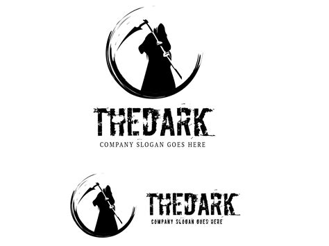 The Dark Logo Logo The Darkest Logo Design