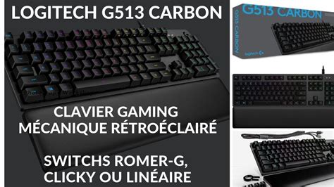 ⌨test Du Logitech G513 Clavier Gaming 🎮 Le G513 Carbon Un Bon Clavier