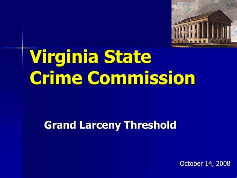 Ppt Virginia State Crime Commission Powerpoint Presentation Free