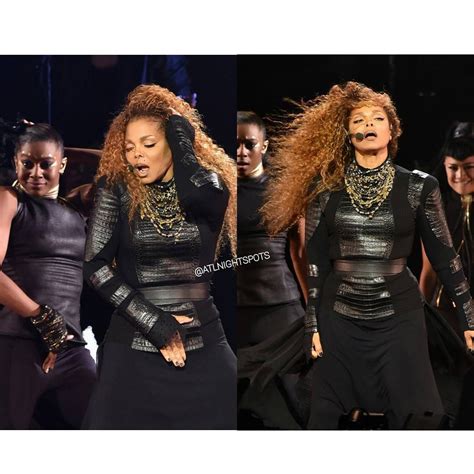 atl night spots dot com on instagram “janet jackson performs on stage during her unbreakable