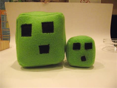 Items Similar To Minecraft Small Slime Cube Plush Cat Toy