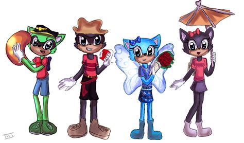 Toontown Cats Sketch Commission By Ini Inayah On Deviantart