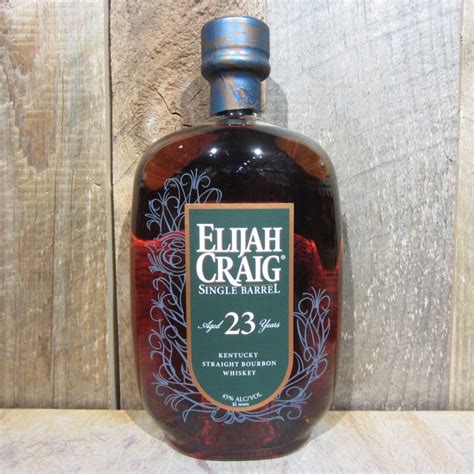 Elijah Craig Bourbon Single Barrel 23yr 750ml Oak And Barrel