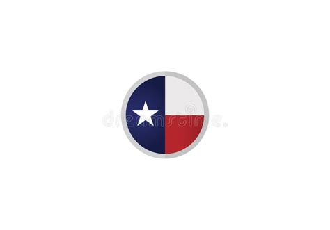 Texas State Flag Circle Shape Stock Vector Illustration Of Taiwan