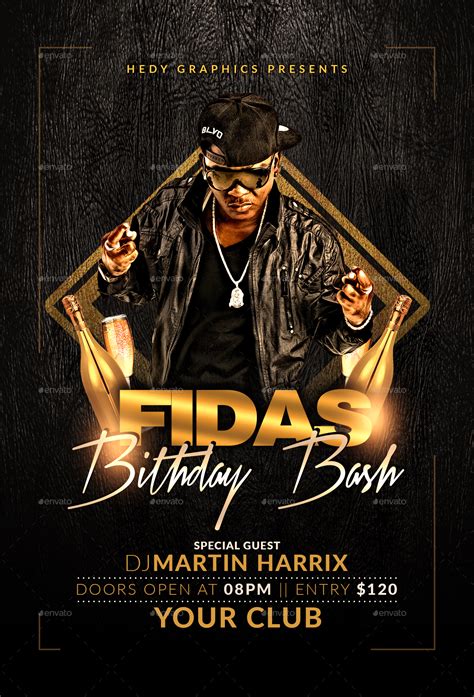 Birthday Flyer By Hedygraphics Graphicriver