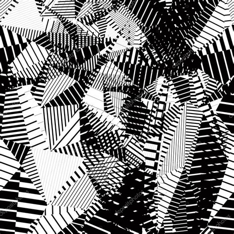 Contrast Creative Continuous Lines Pattern Black And White Moti ⬇