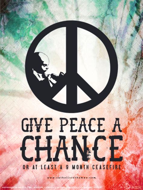 Give Peace A Chance Poster Nelson Ts Wholesale