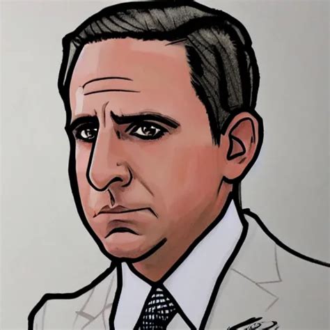 Michael Scott Drawn In Arcanes Art Style Stable Diffusion Openart
